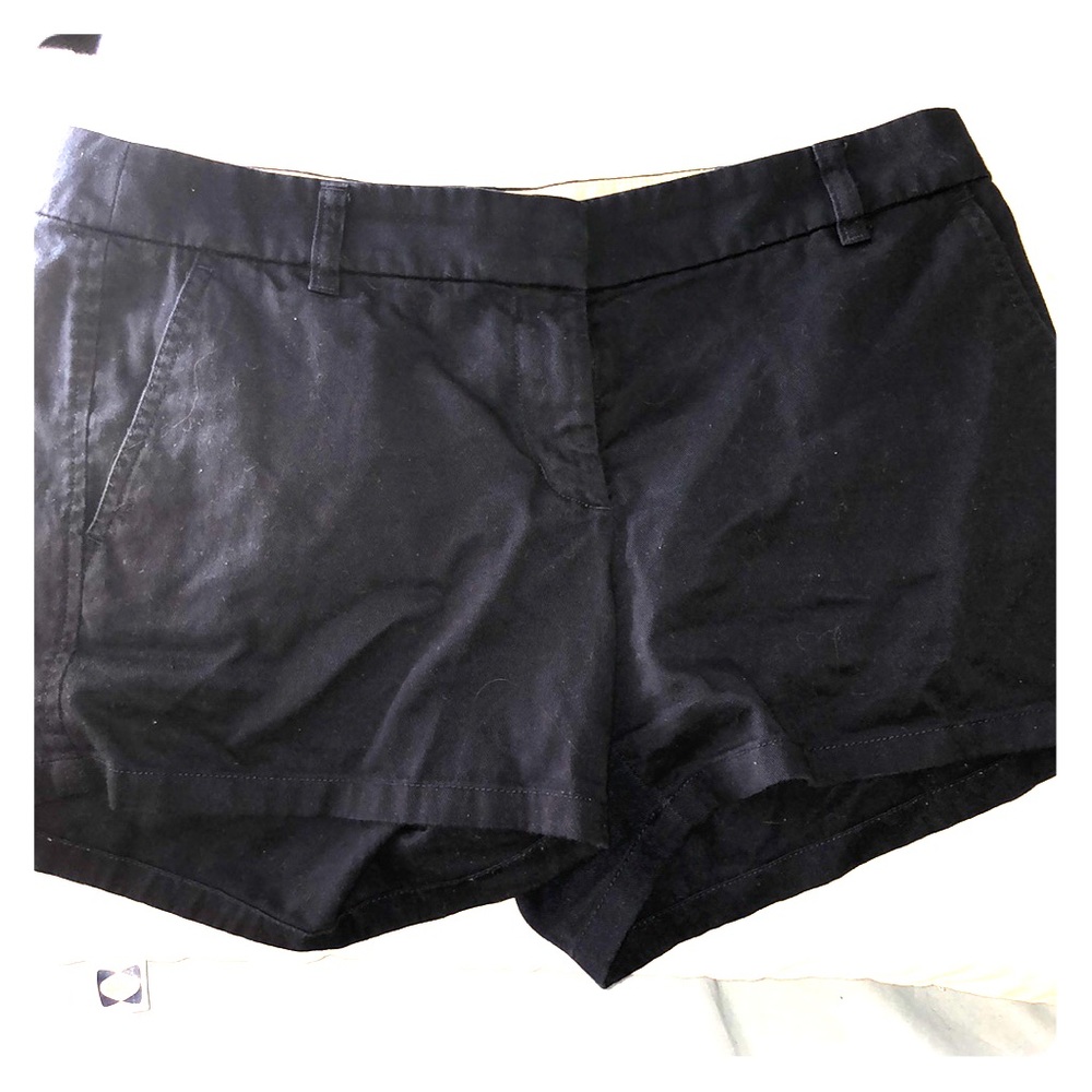 Navy Blue J Crew Chino Shorts